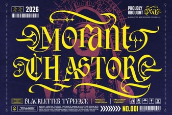 Morant Chastor Font for Creative Design Projects
