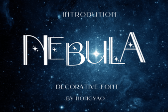 Nebula Font for Design Projects & Creative Layouts