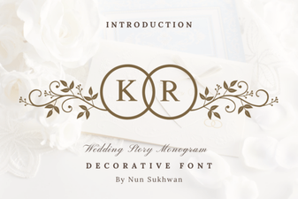 Design Your Wedding Story with a Custom Monogram Font