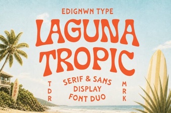 Laguna Tropic Font: Design Inspiration & Projects