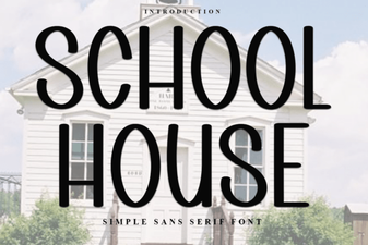 School House Font: Classic Design for Creative Projects