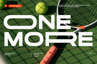 Unlock Your Creative Vision with One More Font