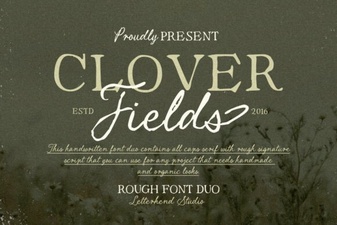 Clover Fields: a Font for Creative Projects