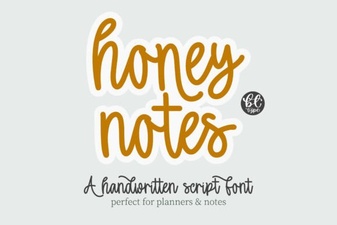 Honey Notes Font for Creative Projects & Design