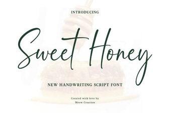Sweet Honey Font: Creative Typography Projects