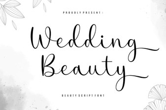 Wedding Font Designs for Beauty-Focused Invitations